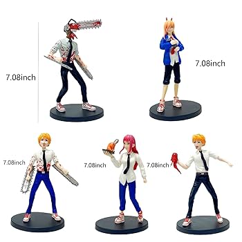チェンソーマン　フィギュア　5種セット　マキマ　パワー　ポチタ Amazon.co.jp: おねむたん チェンソーマン 全5種 セット デンジ